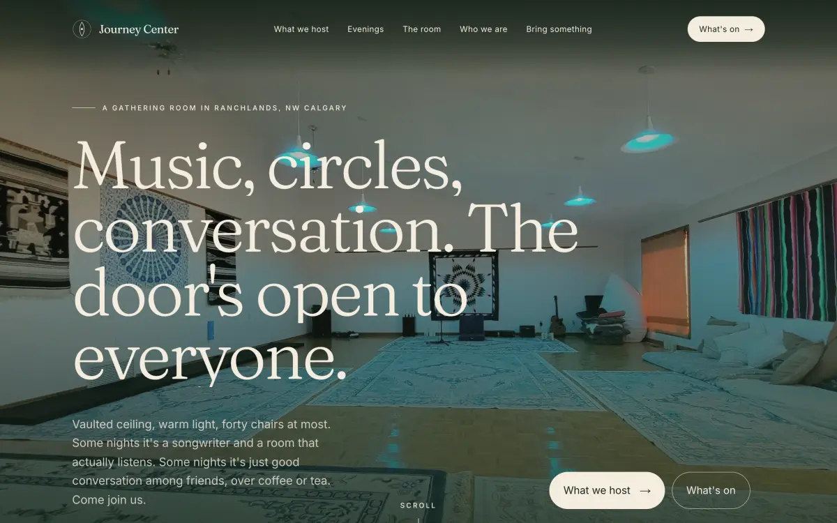 Gathering hall website